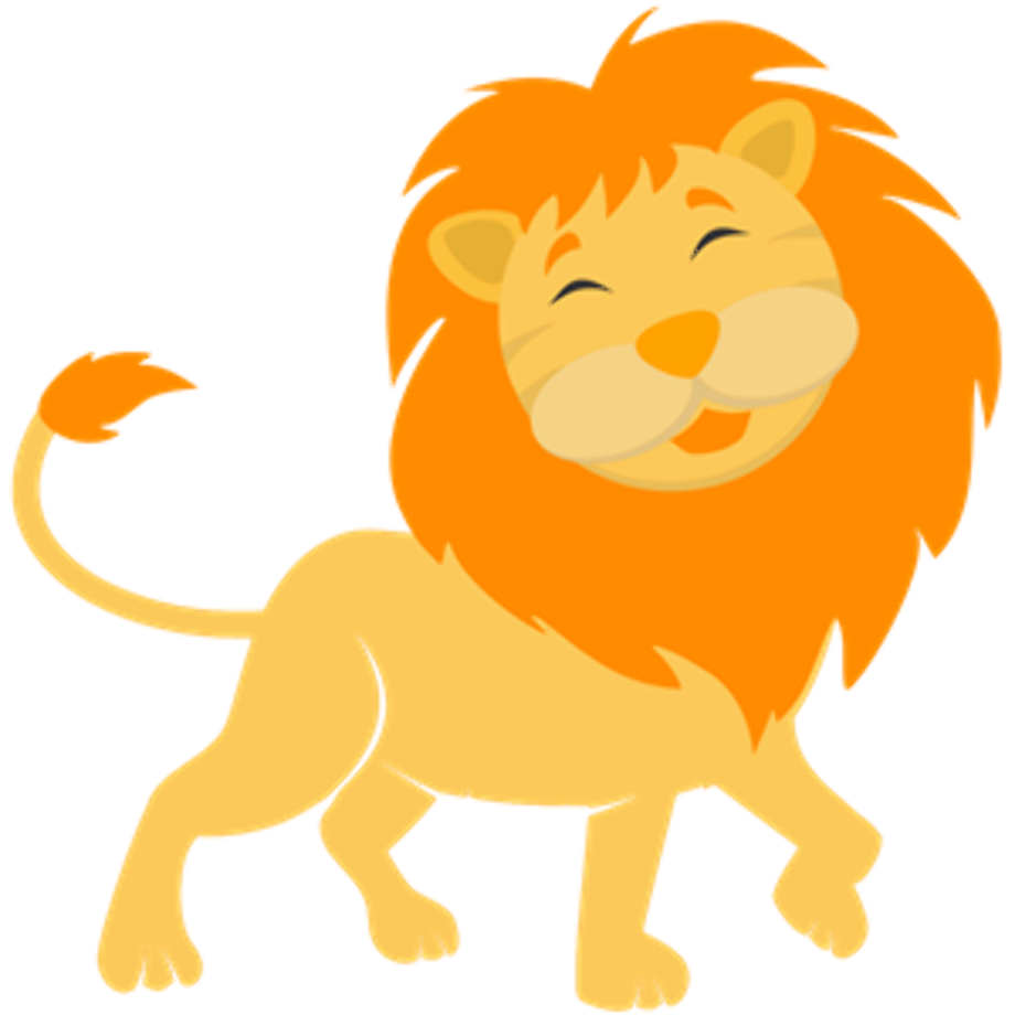 lion clipart cute