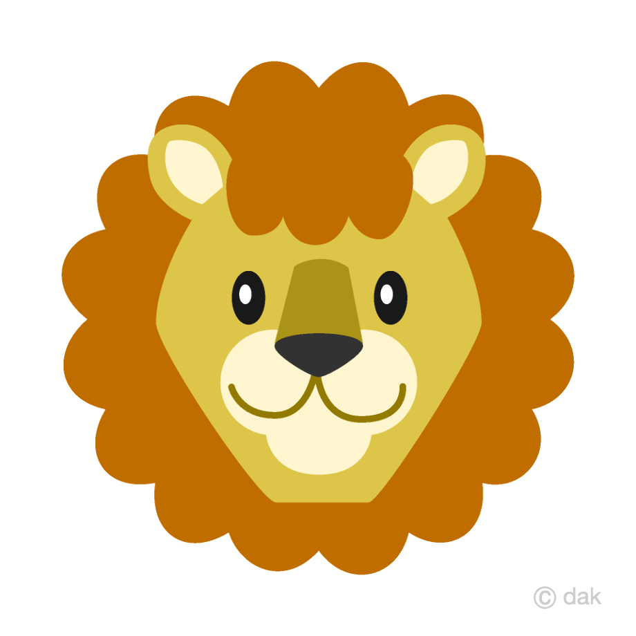 lion clipart face