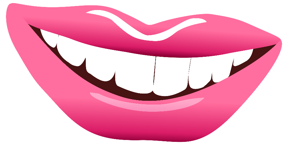 lips clipart pink