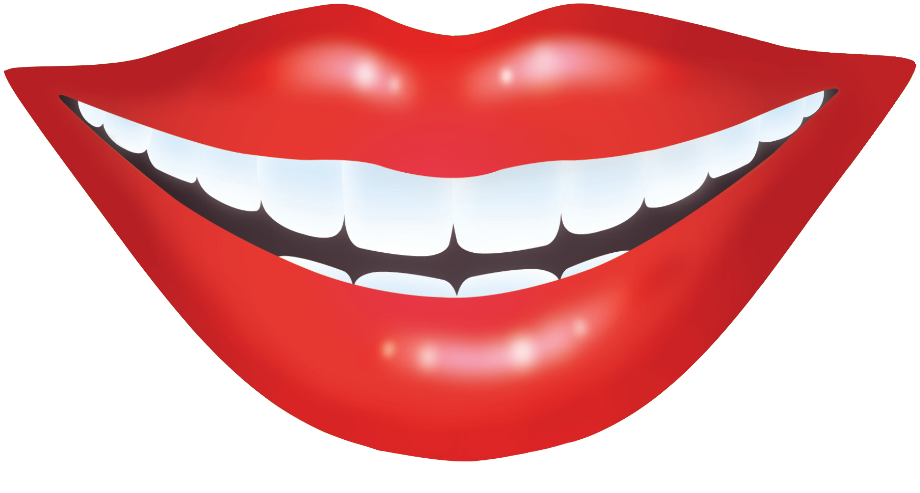 lips clipart smiley