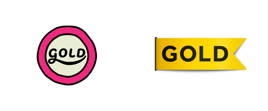 logo channel gold