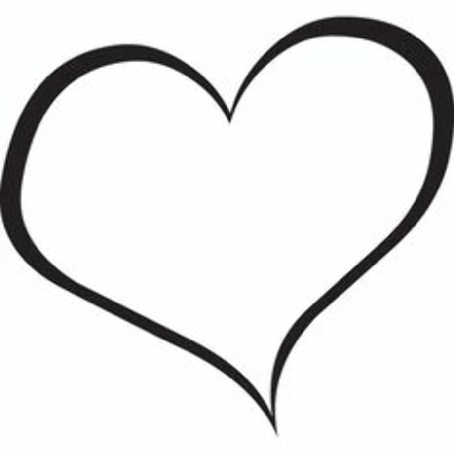 Download High Quality heart clipart black and white