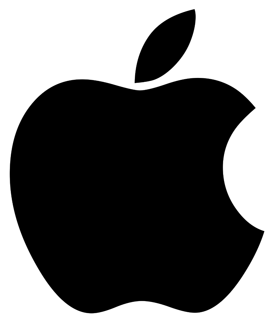 iphone logo white