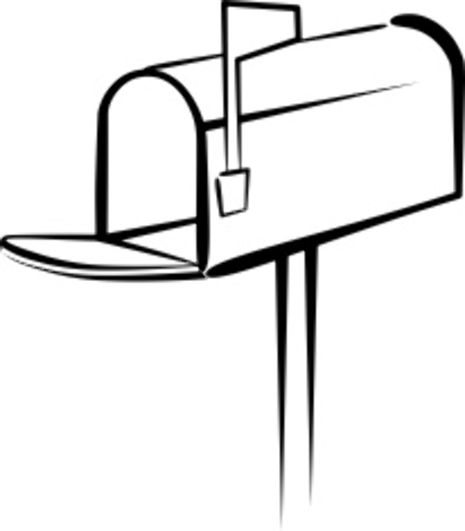 Box Letter Mailbox Pages Drawing Coloring Colouring Post Office