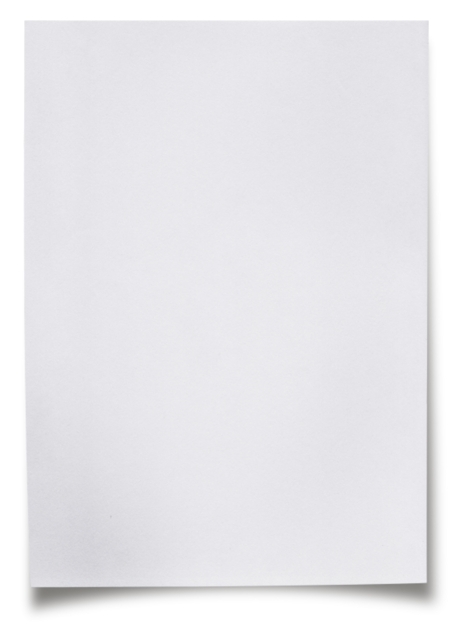 transparent paper blank