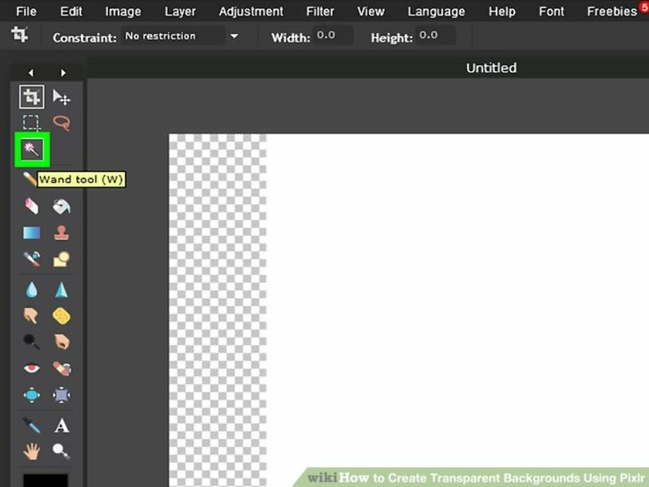how to remove a background in pixlr editor online