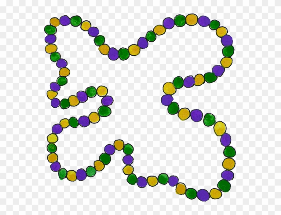 mardi gras clipart beads