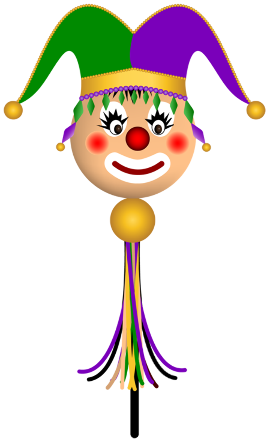 Download High Quality mardi gras clipart jester Transparent PNG Images