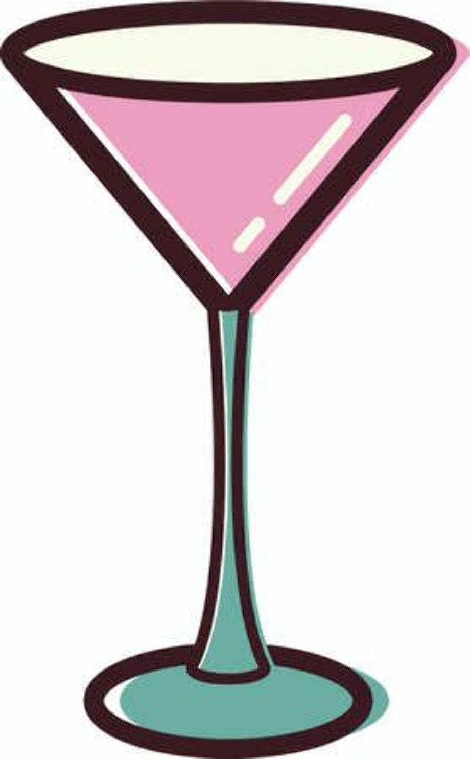 martini glass clipart wine