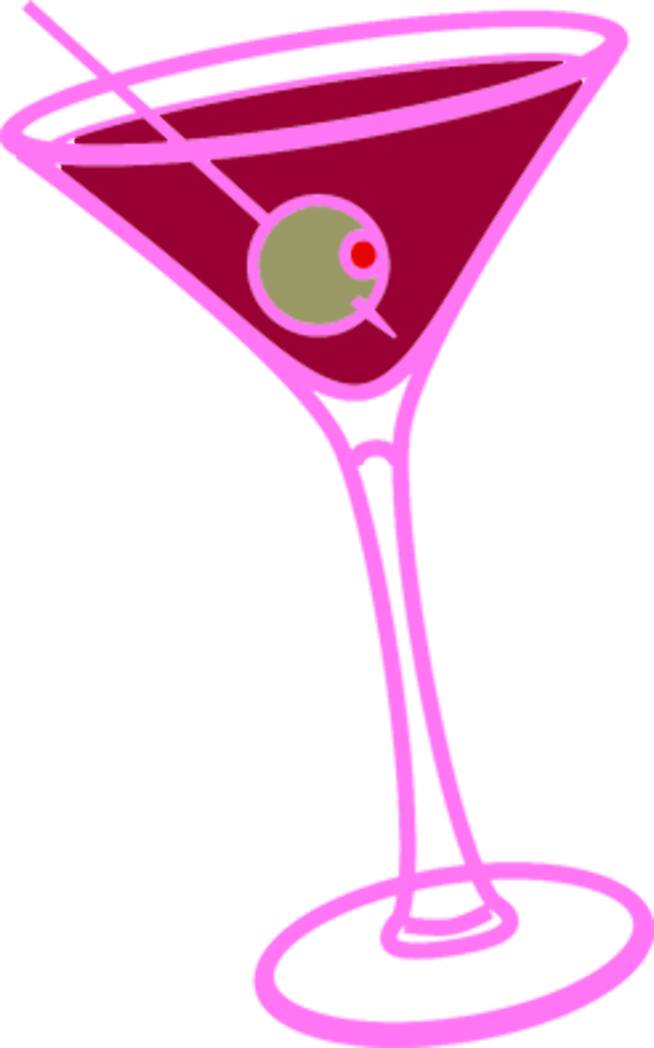 Download High Quality martini glass clipart pink Transparent PNG Images
