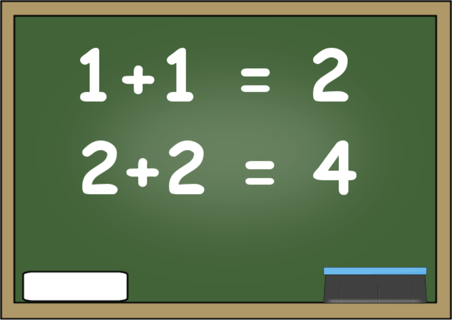 math clipart chalkboard