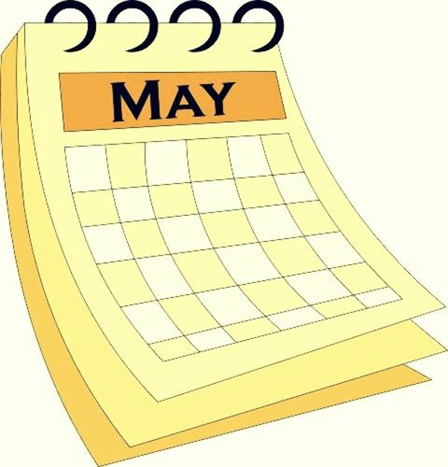 may clip art calendar