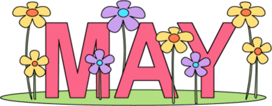 may clipart banner