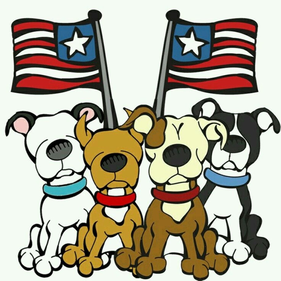 memorial day clipart dog