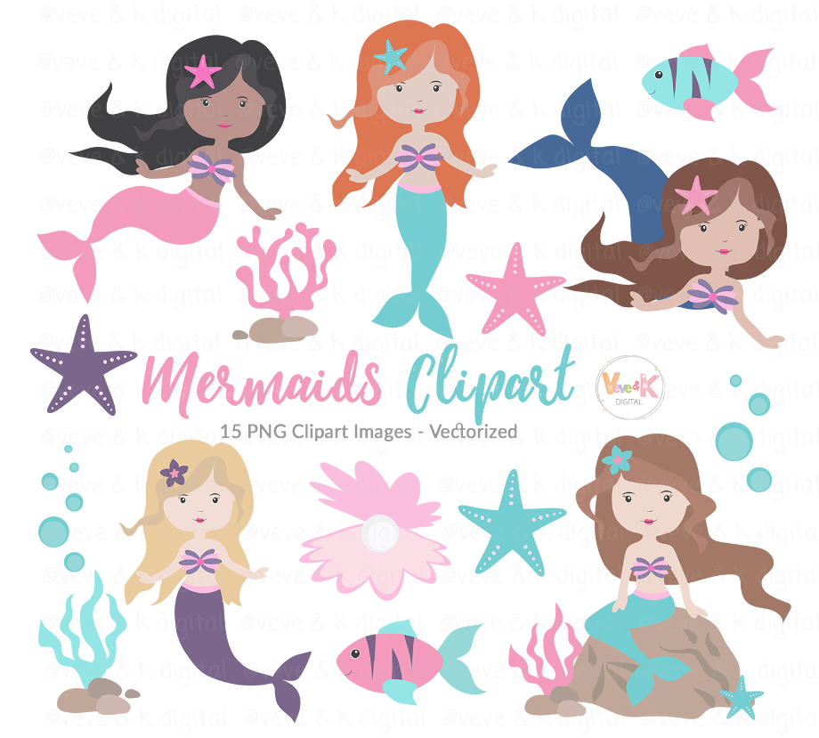 mermaid clip art