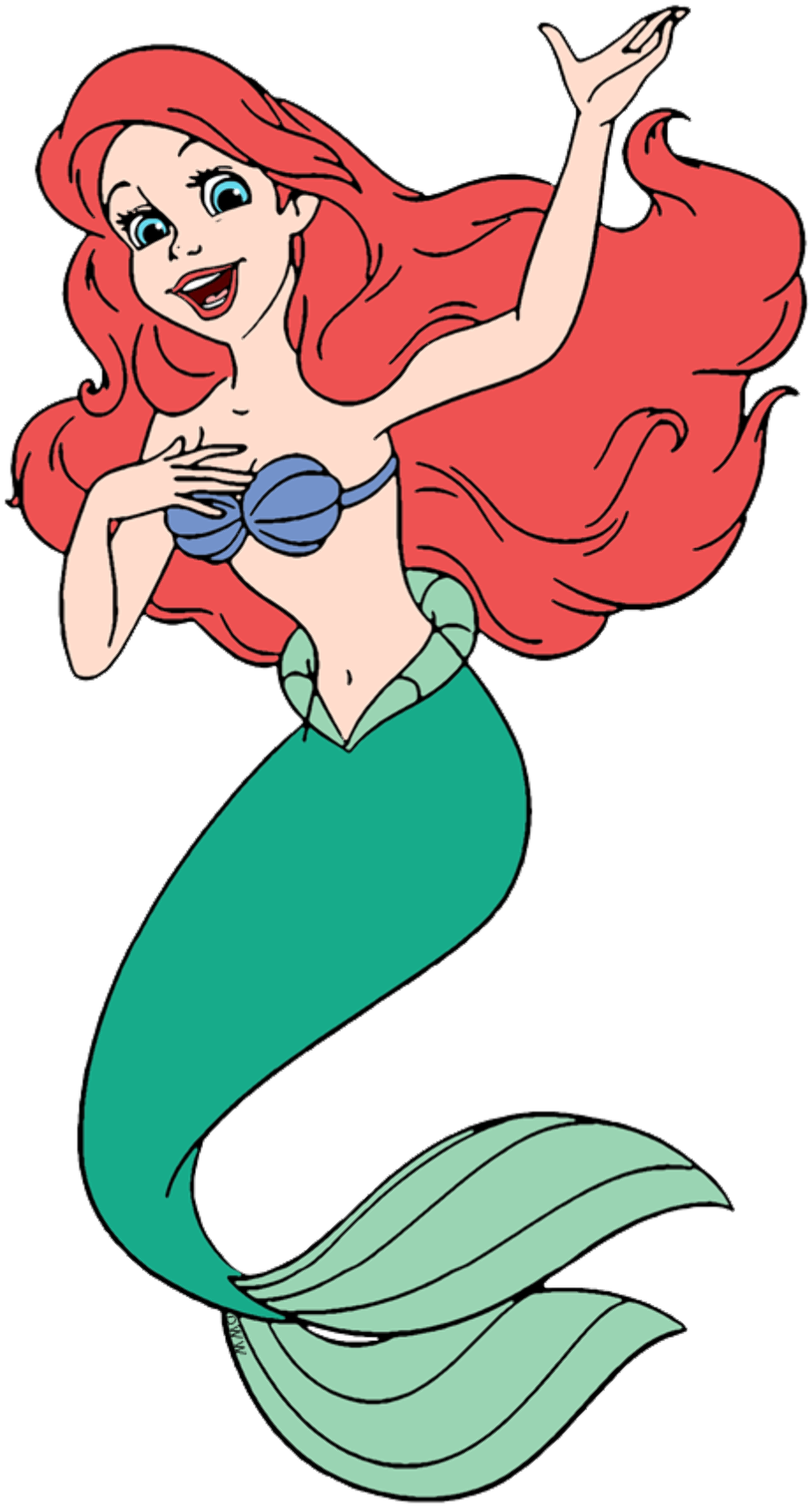 Download High Quality mermaid clip art ariel Transparent PNG Images