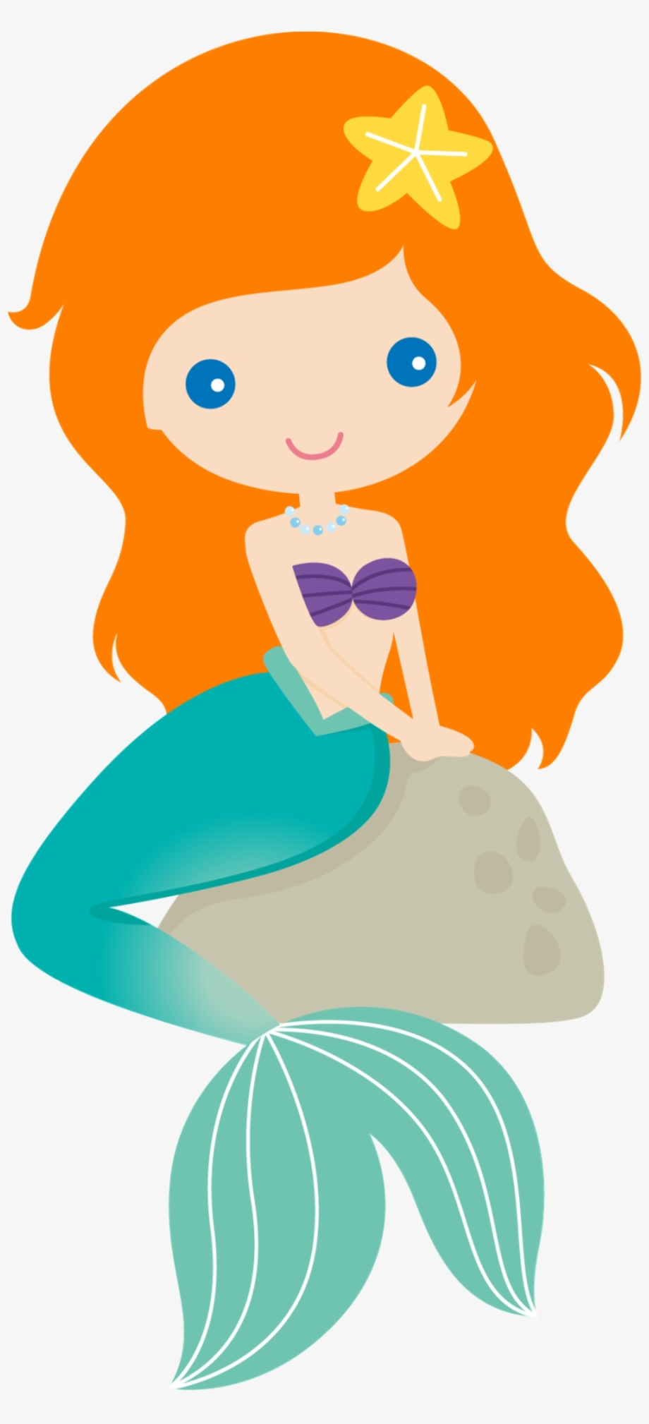 mermaid clip art easy