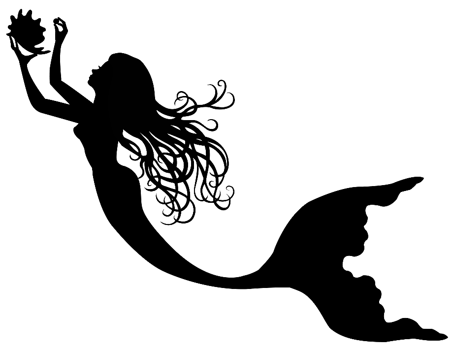 Download High Quality mermaid clipart outline Transparent PNG Images ...