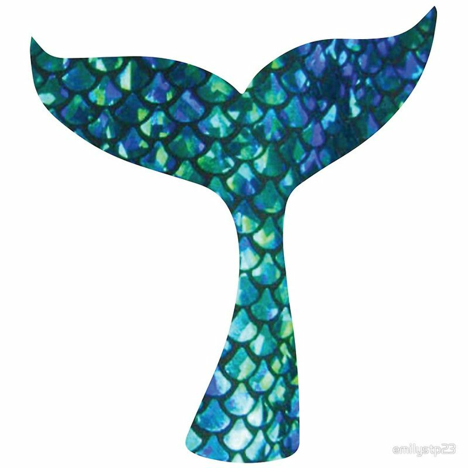 mermaid tail clipart cute