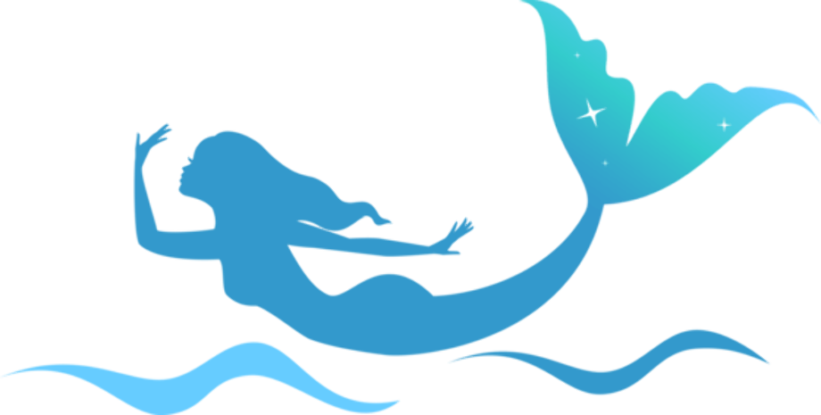 mermaid clipart swimming