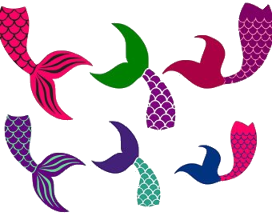 Mermaid Tail Template Clip Art