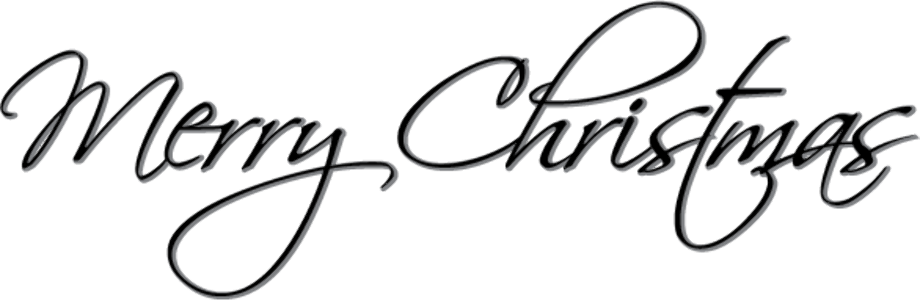 Download High Quality merry christmas clipart cursive Transparent PNG ...