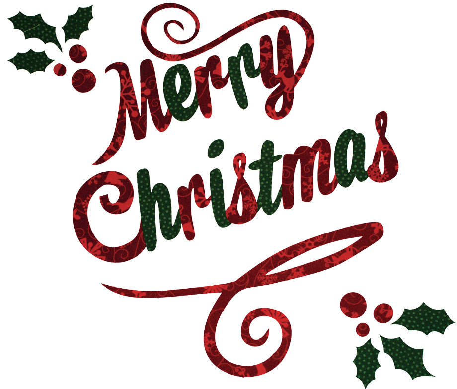 Download High Quality merry christmas clipart cursive Transparent PNG