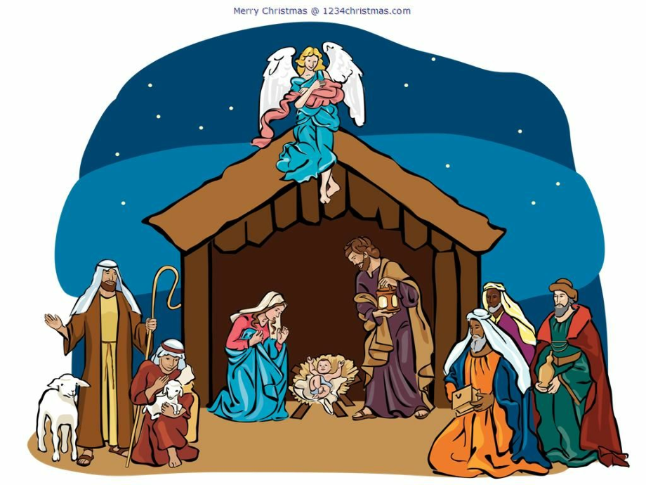 Download High Quality merry christmas clipart nativity Transparent PNG