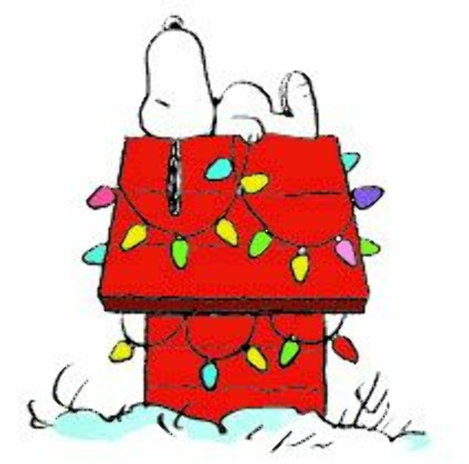merry christmas clipart snoopy