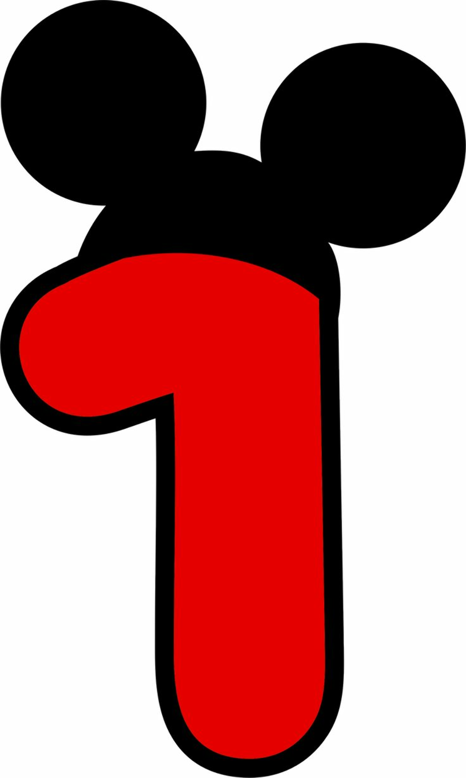 Download High Quality mickey mouse clipart one Transparent PNG Images