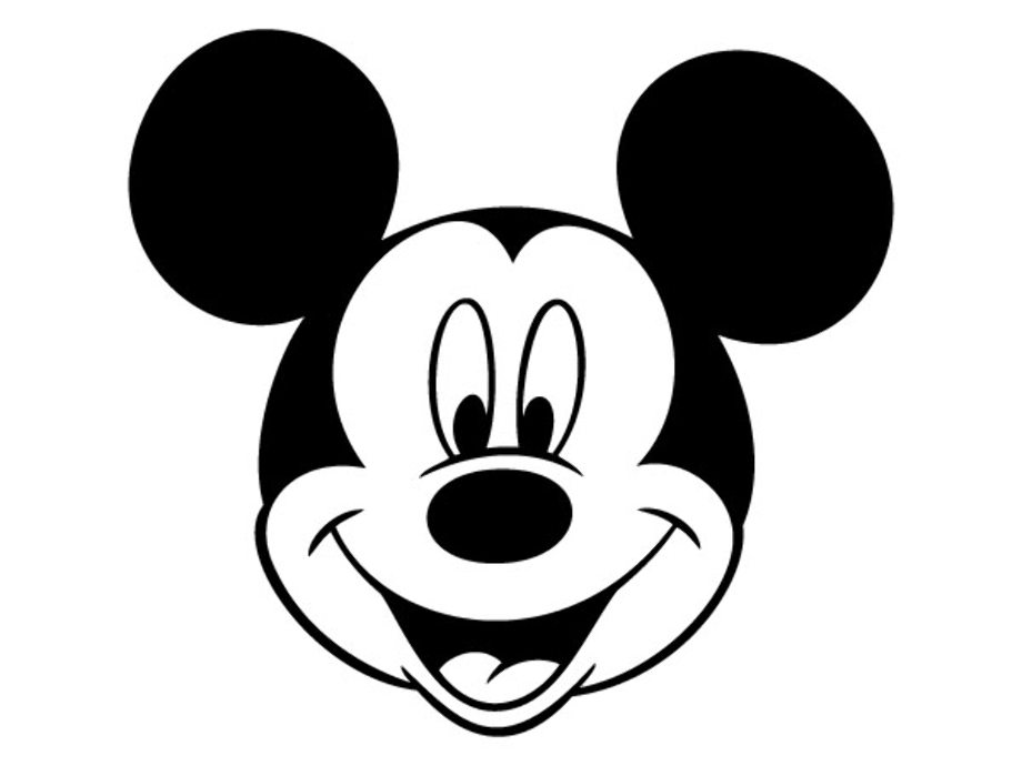 mickey mouse clipart face