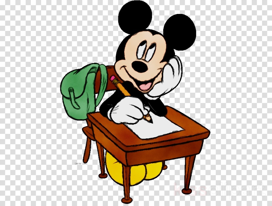Download High Quality mickey mouse clipart school Transparent PNG
