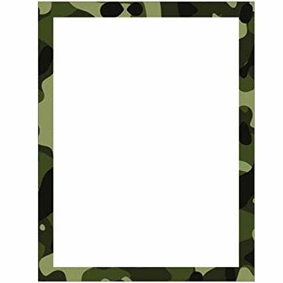 Download High Quality military clipart border Transparent