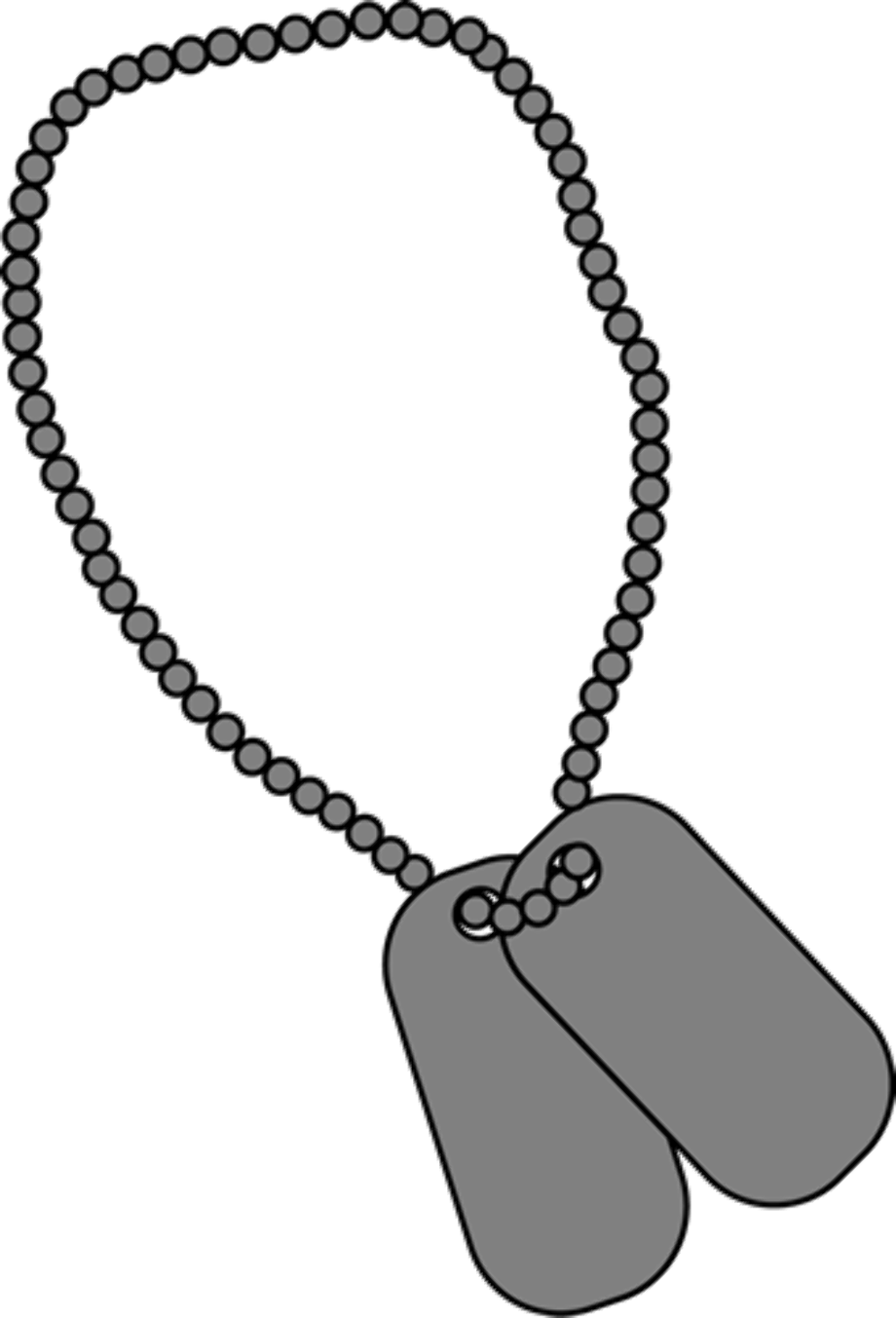 military clipart dog tag