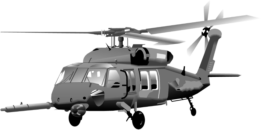 military clipart helicopter