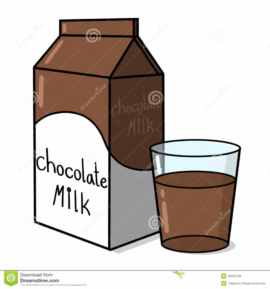 milk clipart chocolate