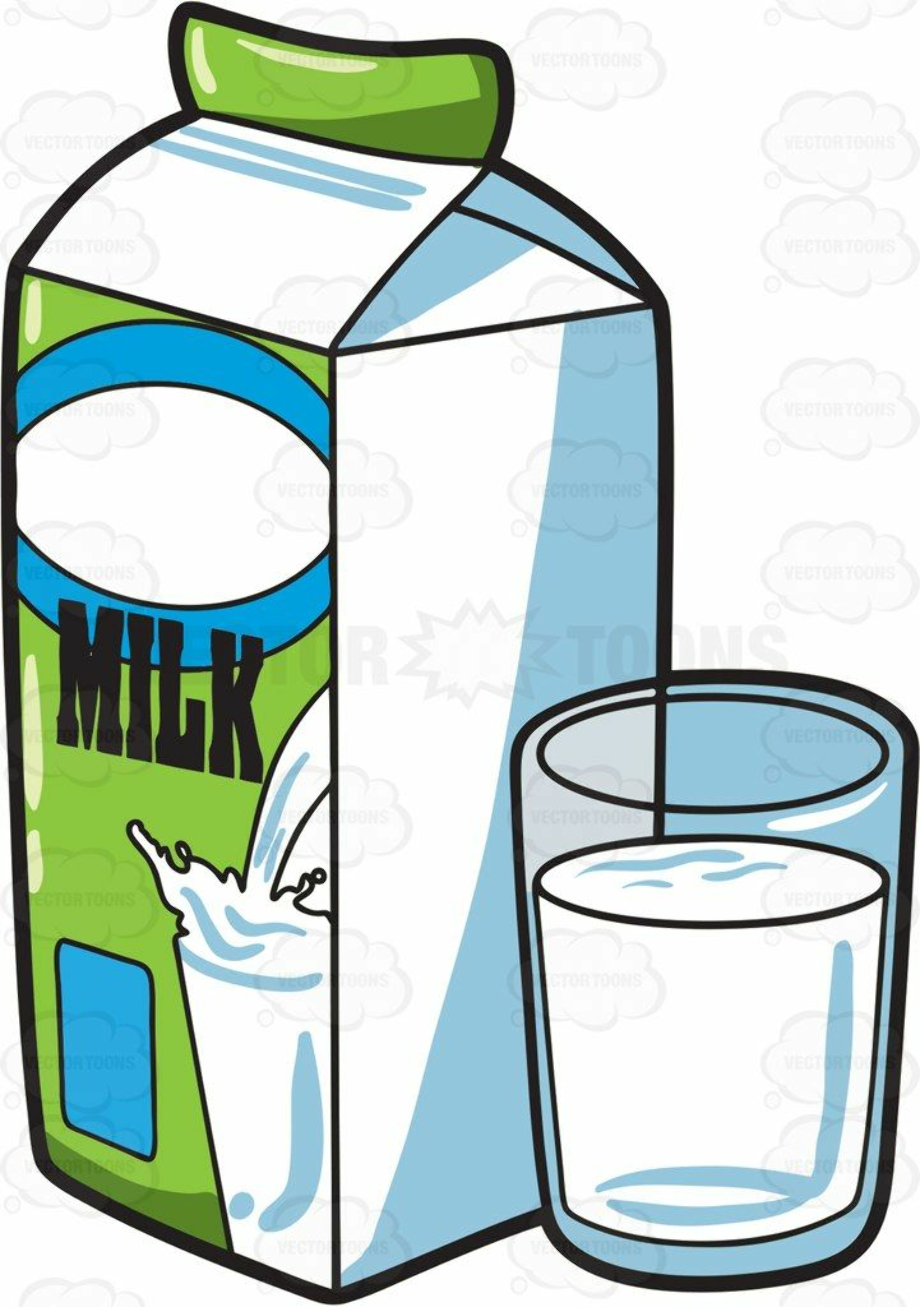 milk clipart glass