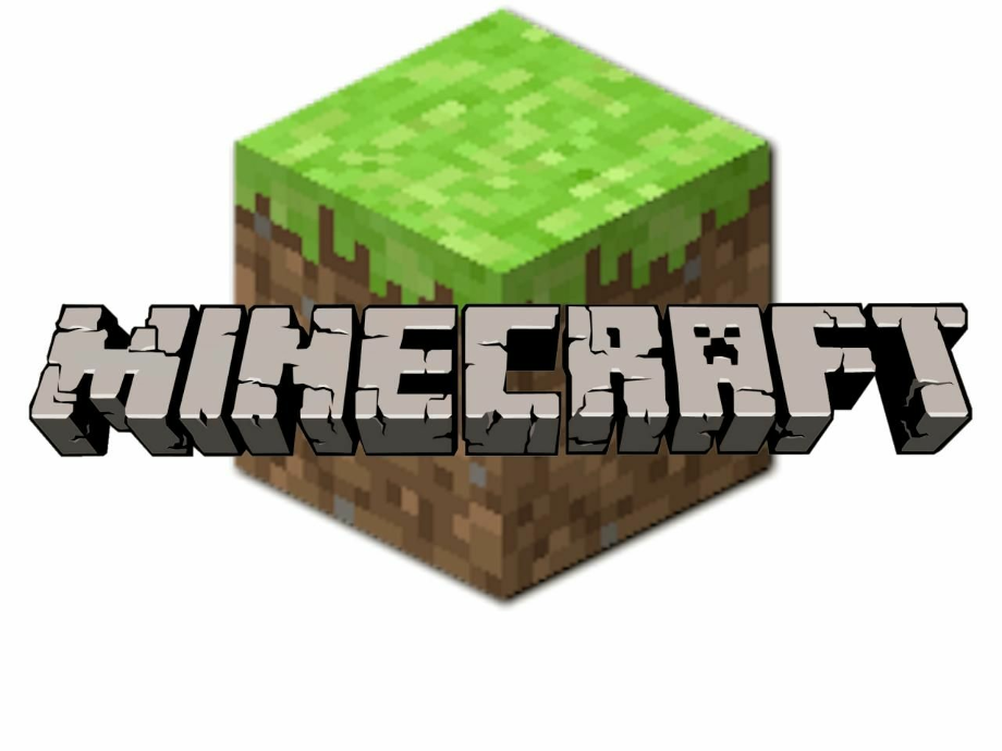 Minecraft logo green