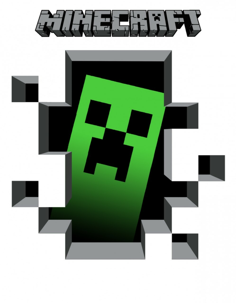 Download High Quality minecraft logo clipart green Transparent PNG