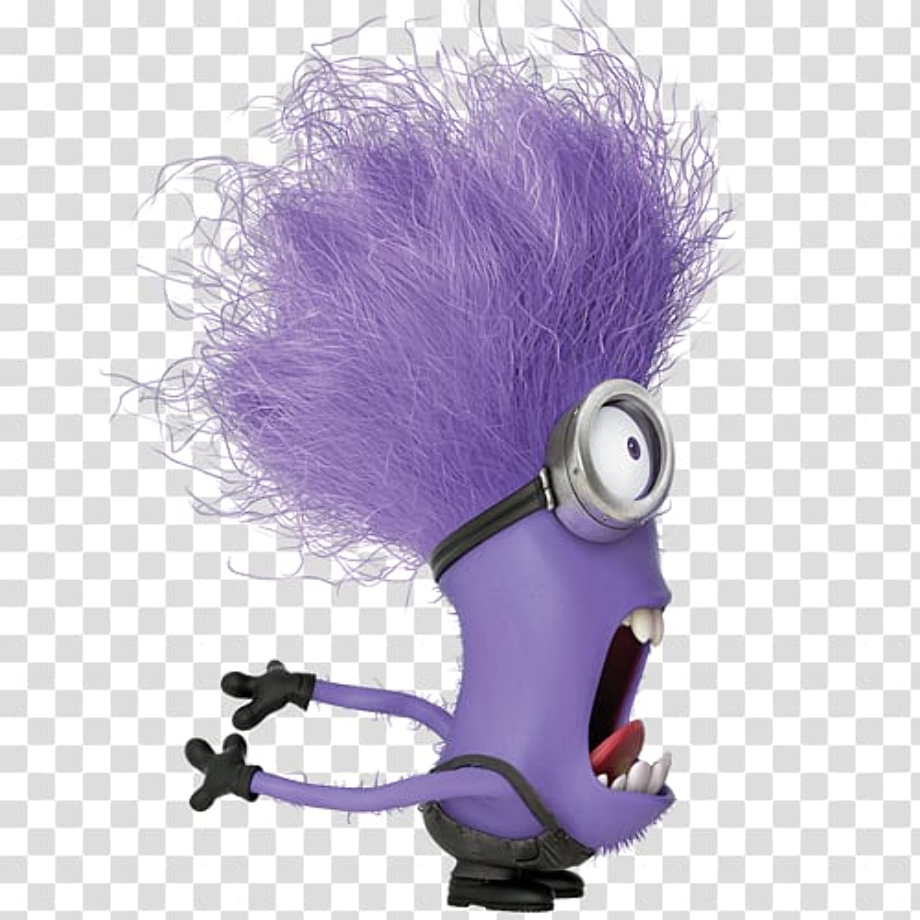 Minion clipart purple.