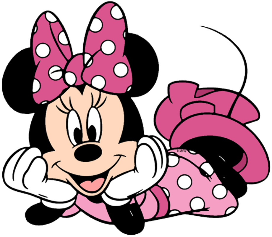 minnie mouse clipart pink