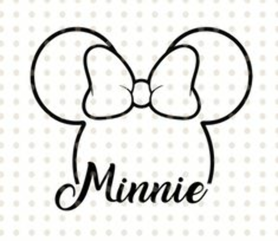 Download High Quality minnie mouse clipart outline Transparent PNG