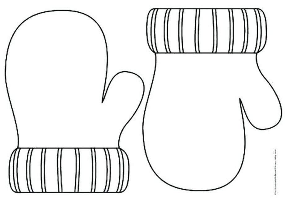 Download High Quality mittens clipart coloring page Transparent PNG ...