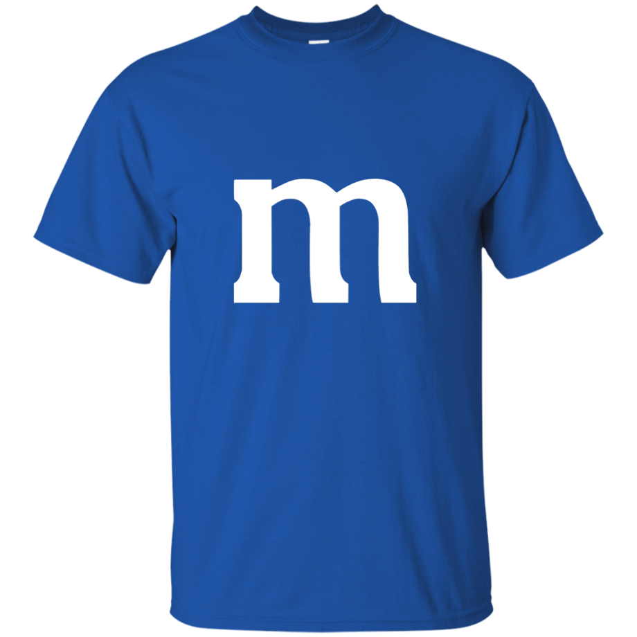 m&m logo blue