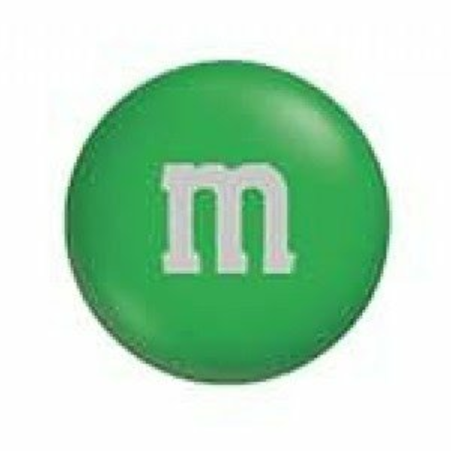 M&m logo green. Amazon com m ms