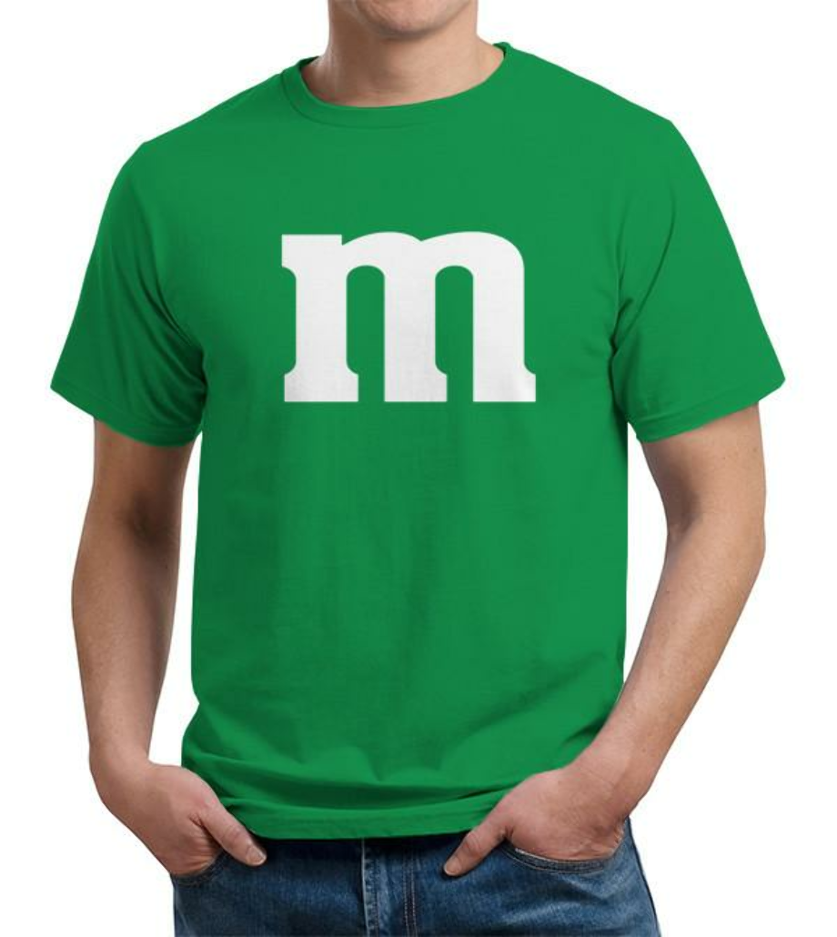 m&m logo green