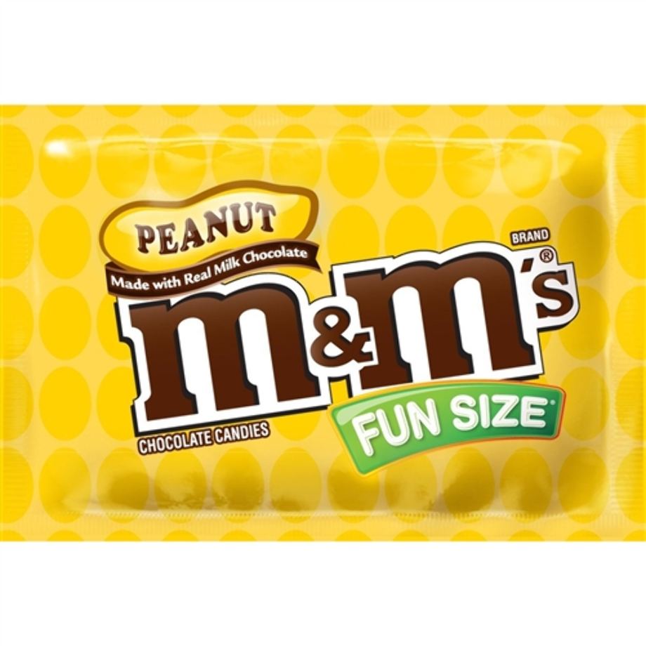 m&m logo peanut