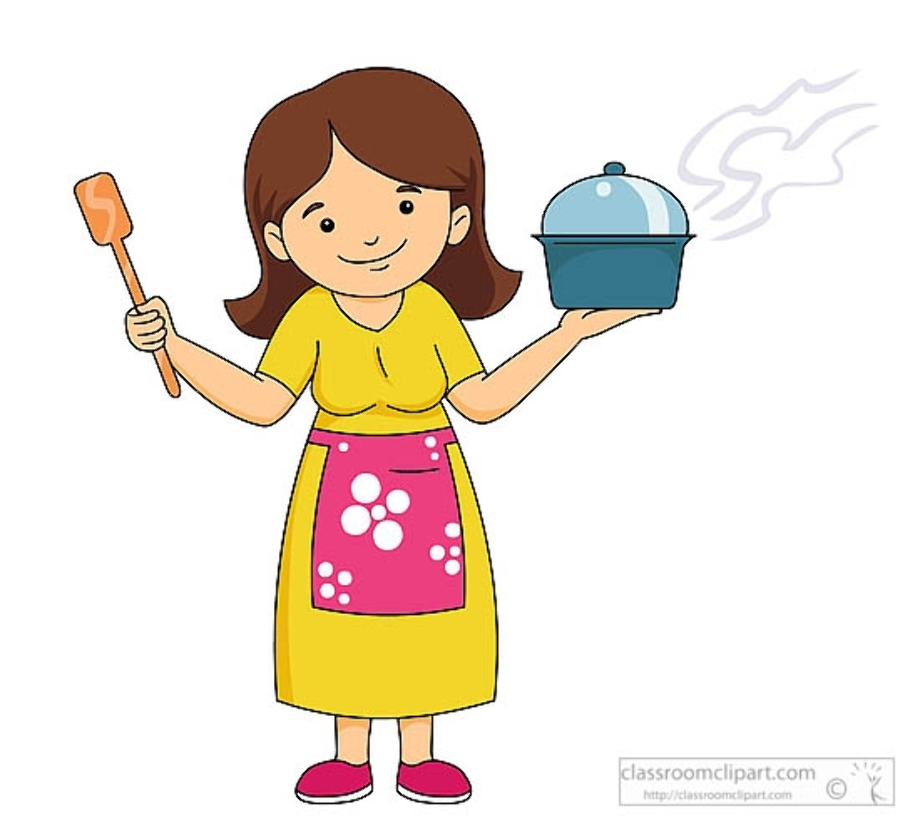 cooking clipart mother