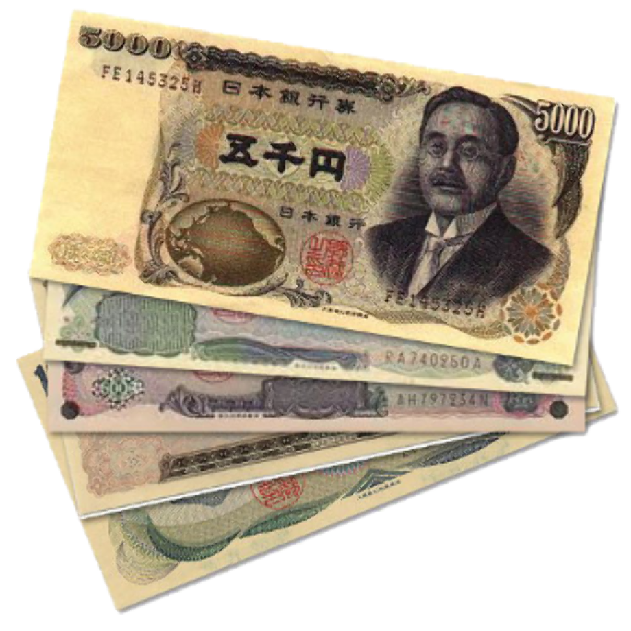 money transparent japanese