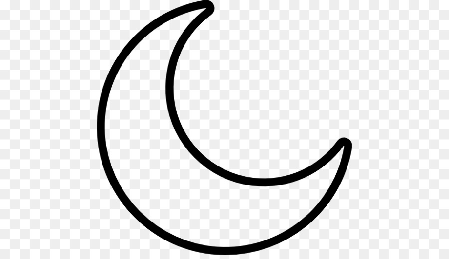 moon clipart black and white full